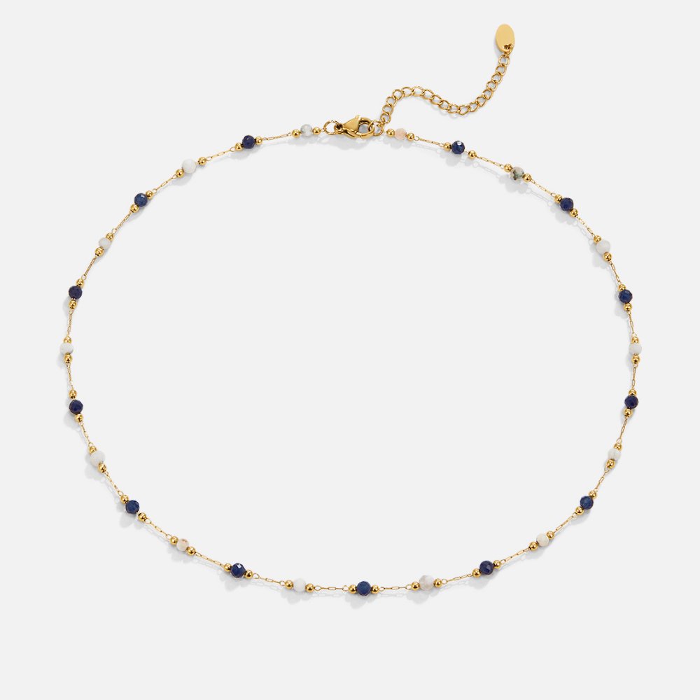 Collana Lulu con Perle di Pietra Midnight