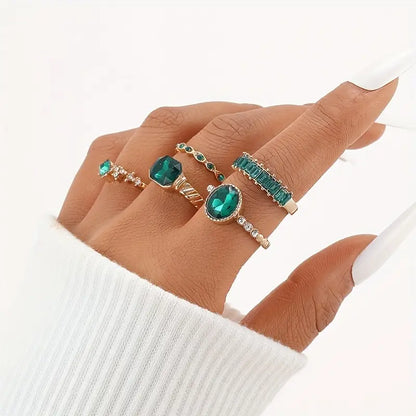 Set Anelli Smeraldo Johana