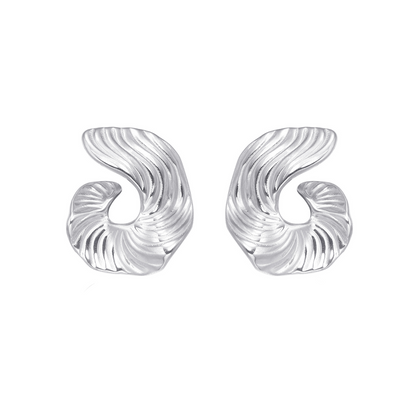 FLOWING SWIRL HOOPS.