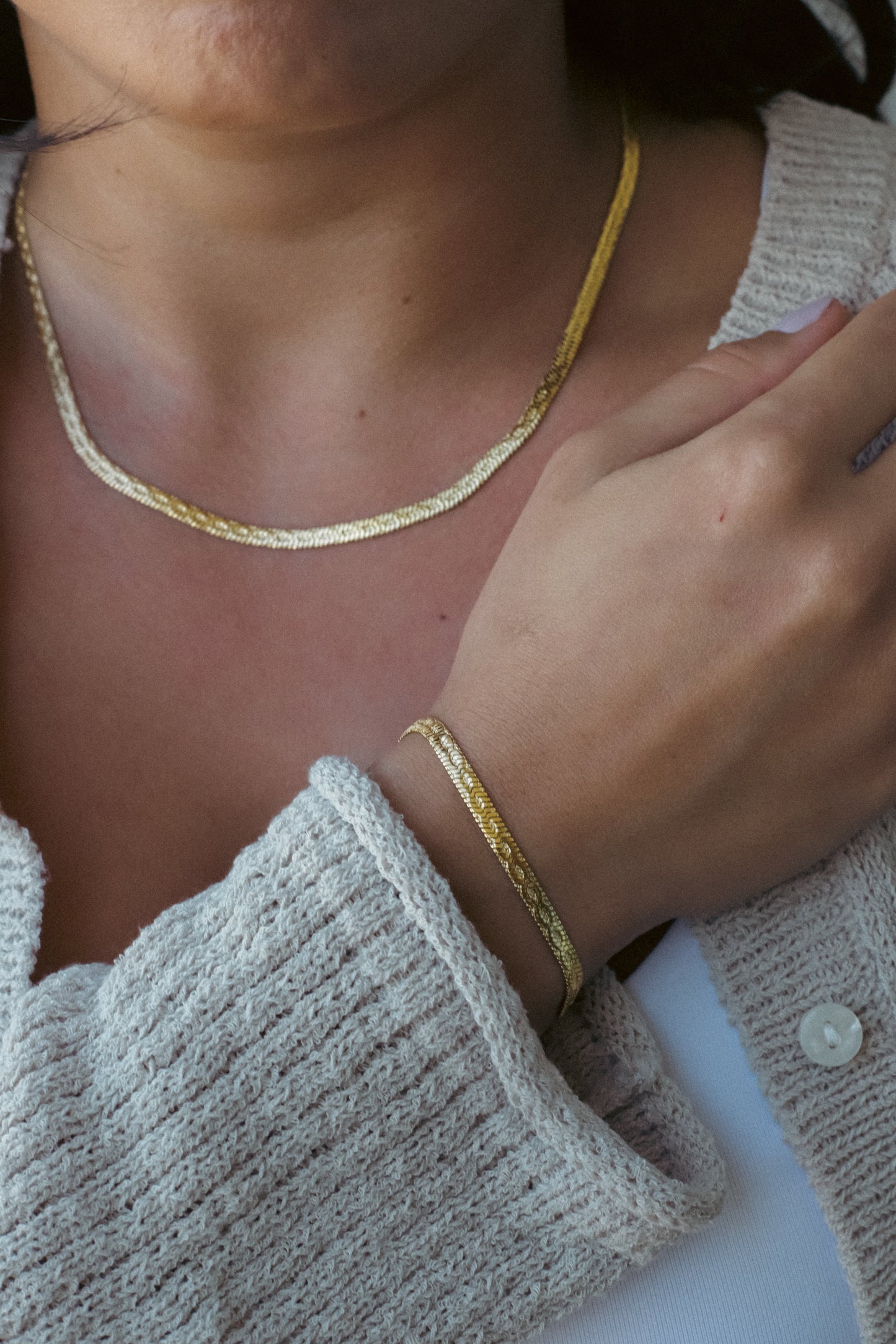 Bracciale Catena Piatta Infinito