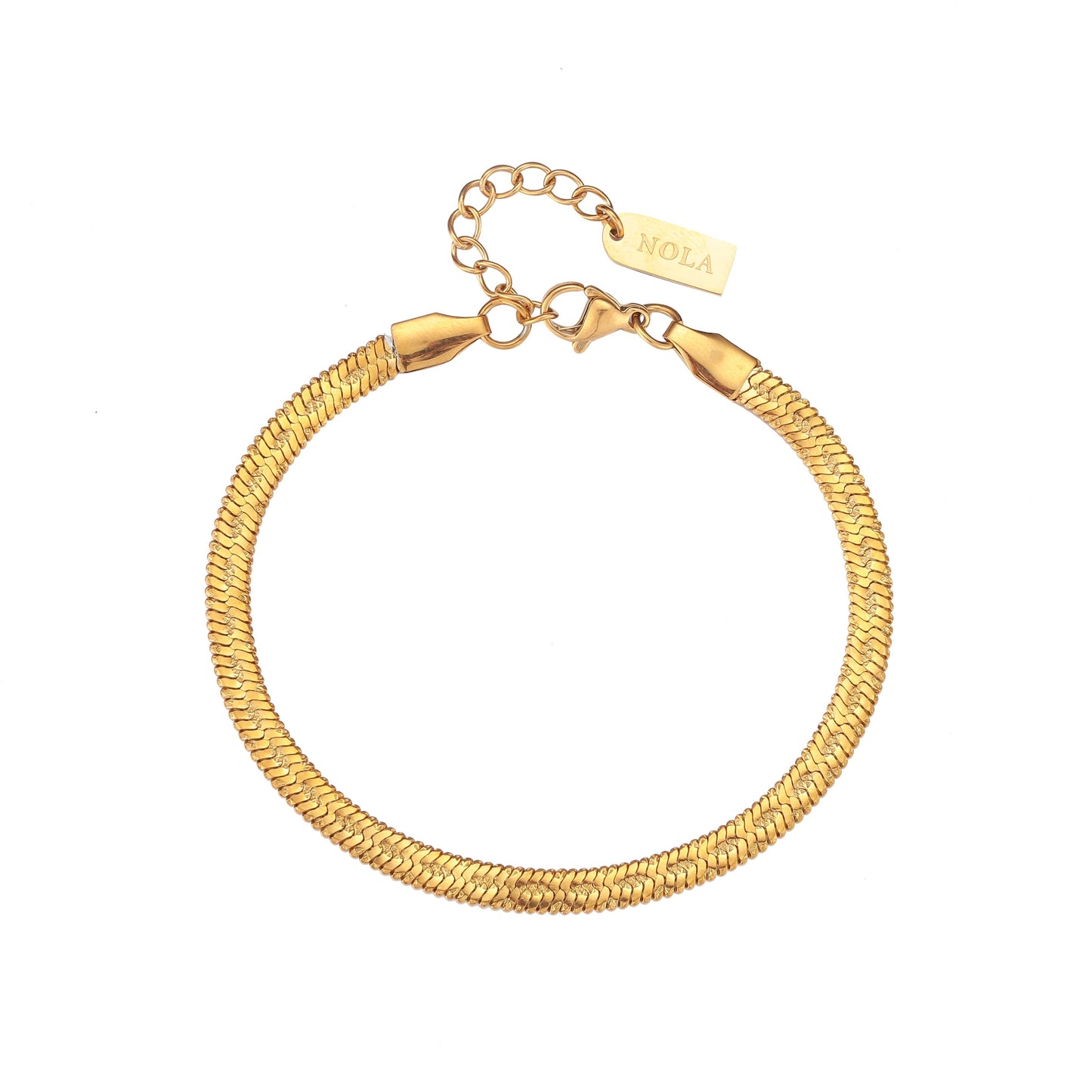 Bracciale Catena Piatta Infinito