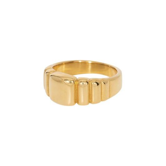 Loafy Gold-Plated Ring