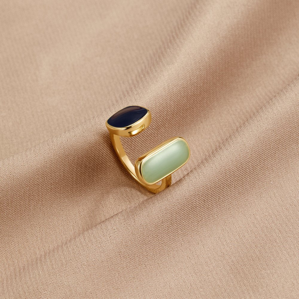 Anello Avvolto Acquamarina