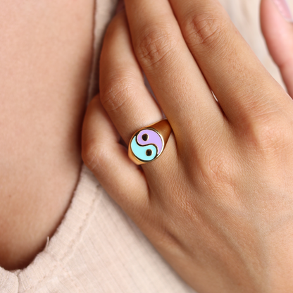 Anello Balanced Placcato Oro