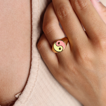 Anello Balanced Placcato Oro
