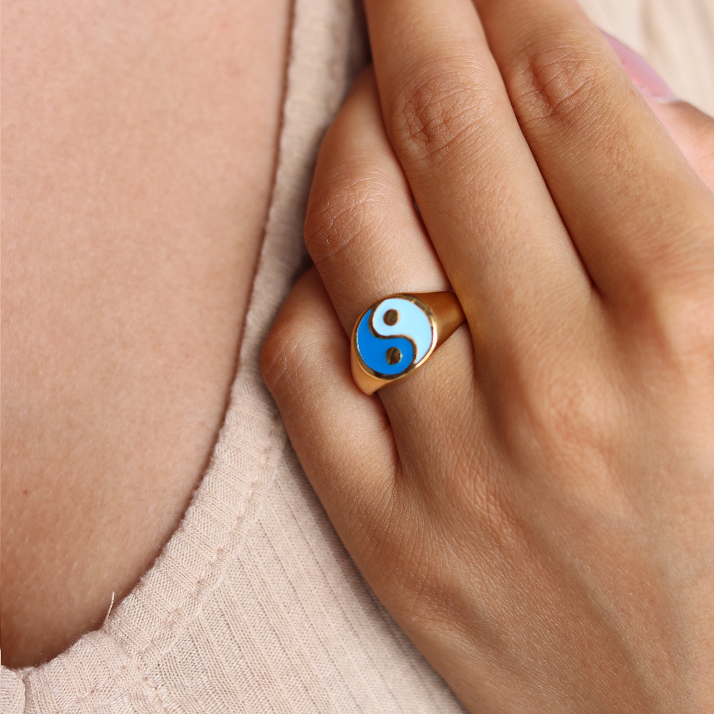 Anello Balanced Placcato Oro