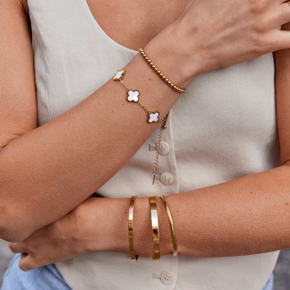 Bracciale rigido Lilah dorato