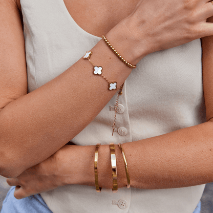 Bracciale rigido Lilah dorato