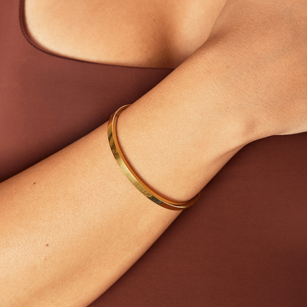 Bracciale rigido Lilah dorato